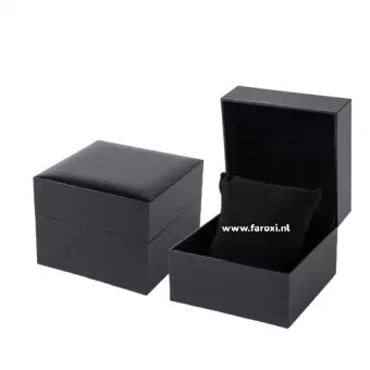 Luxe sieraden doosje zwart - 15163