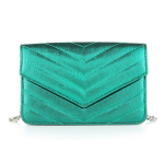 Party tasje met visgraatpatroon - Groen - 15147