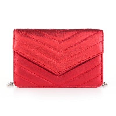 Party tasje met visgraatpatroon -Rood- 15149 Party tasje met visgraatpatroon -Rood- 15149