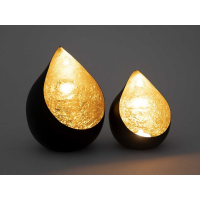 Waxinelichthouder Set - Goud Zwart