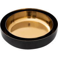Decorative Bowls/Snack Bowls Set Round - Black Gold - 15225