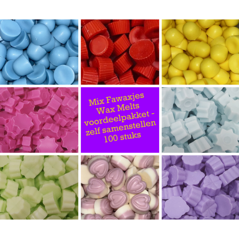 Fawaxjes Wax Melts - Voordeelpakket - 100 stuks