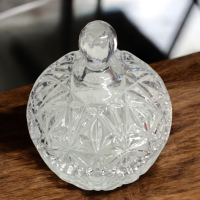 Plato de dulces de cristal