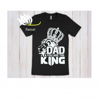T- Shirt voor vaders - DAD YOU ARE THE KING