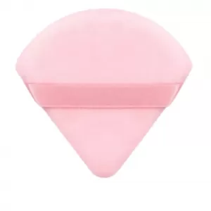 Fluwelen Poederdons - driehoek - roze - 15156