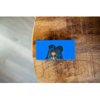 Eyelash storage box - Blue with print - 15235