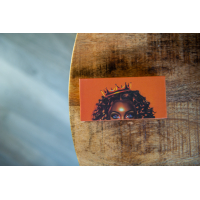 Eyelash storage box - Copper Gold with print - 15237