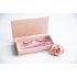 Eyelash storage box - Light pink glitter - 15240