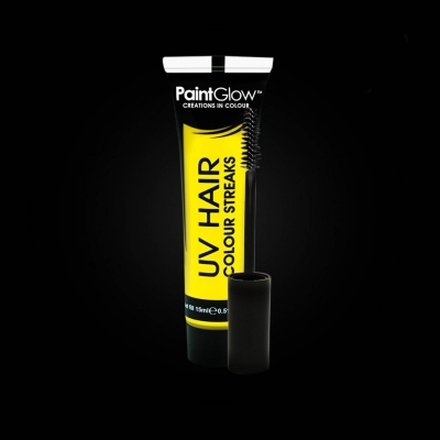 UV lichtgevende haarmascara - Neon geel UV lichtgevende haarmascara - Neon geel