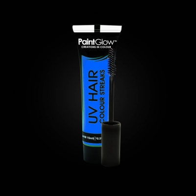 UV lichtgevende haarmascara - Neon Blauw UV lichtgevende haarmascara - Neon Blauw