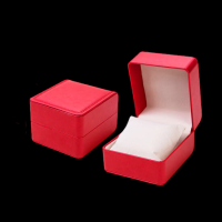 Luxury jewelry box red - 15163
