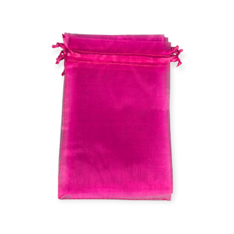 Organza zakjes - Fuchsia - 15249